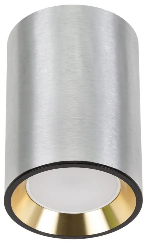 Bodové svietidlo CHLOE 1xGU10/35W/230V okrúhly matný chróm/zlatá