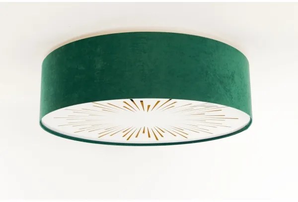 Stropné svietidlo RAYS 2xE27/60W/230V pr. 60 cm zelená