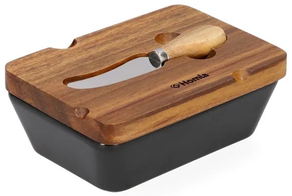 Dóza na maslo MOOKA ALL 967867 čierna