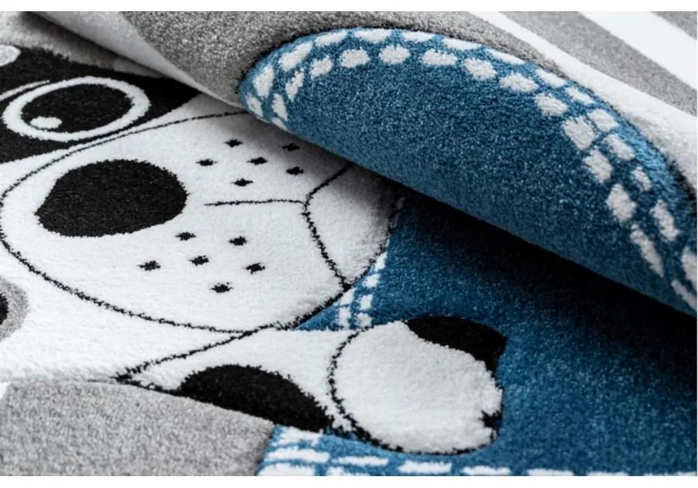 Detský kusový koberec Buldog vo vrecku sivý 180x270cm
