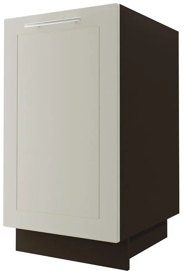 Kuchynská skrinka D1D/45 Quantum vanilla mat/lava