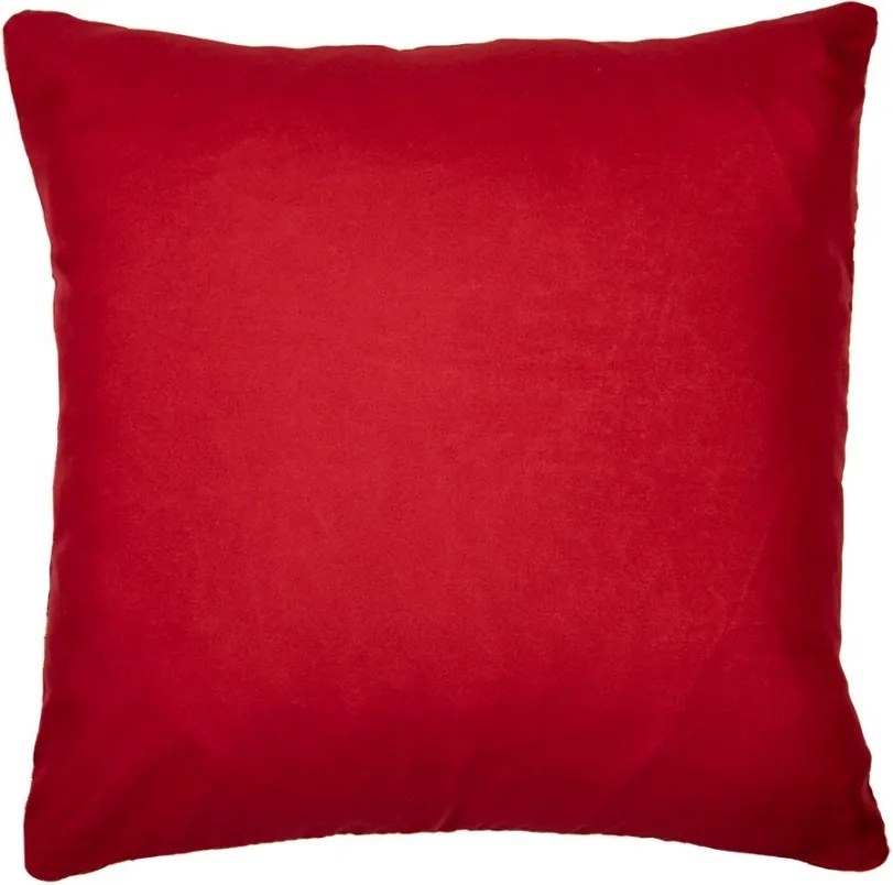 Červená obliečka na vankúš Santa Claus Christmas Rustic II - 44*44 cm