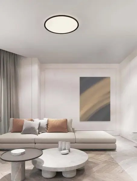 LED stmievateľné čierne moderné stropné svietidlo Aoton 60
