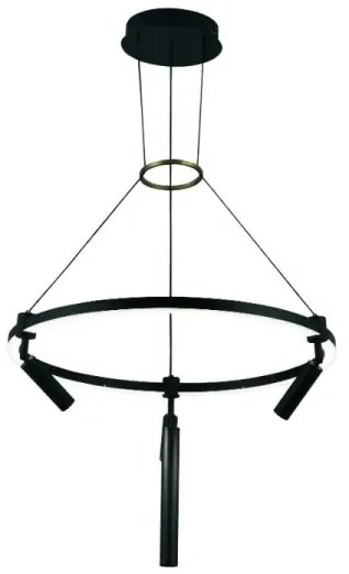 LED Stmievateľný luster na lanku LED/85W/230V 3000-6500K + diaľkové ovládanie