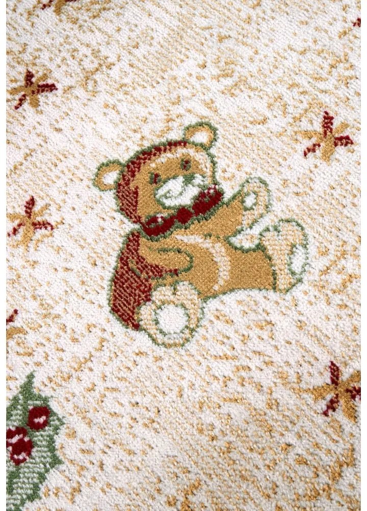 Zelený okrúhly koberec s vianočným motívom s prímesou bavlny ø 200 cm Toy's Delight Green Christmas – Villeroy&amp;Boch