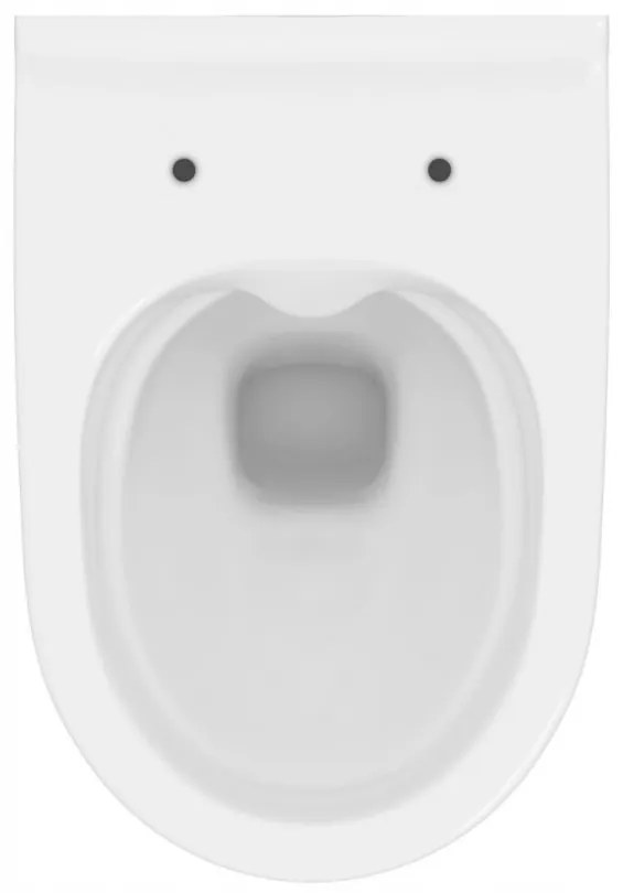 Cersanit Mille - závesná wc misa CleanOn so SLIM pomaly padajúcim sedátkom z duroplastu, SET B291, biela, S701-453
