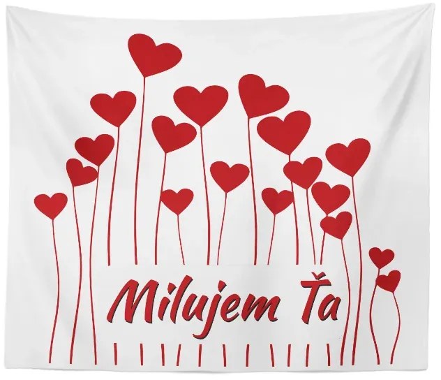 Sablio Deka Milujem ťa 2: 150x120 cm