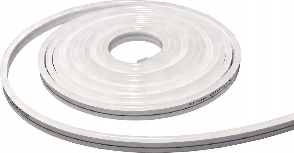 Neon Led Flex 12V 10W/M Neutrálny biely Led neón IP65 6x12 mm