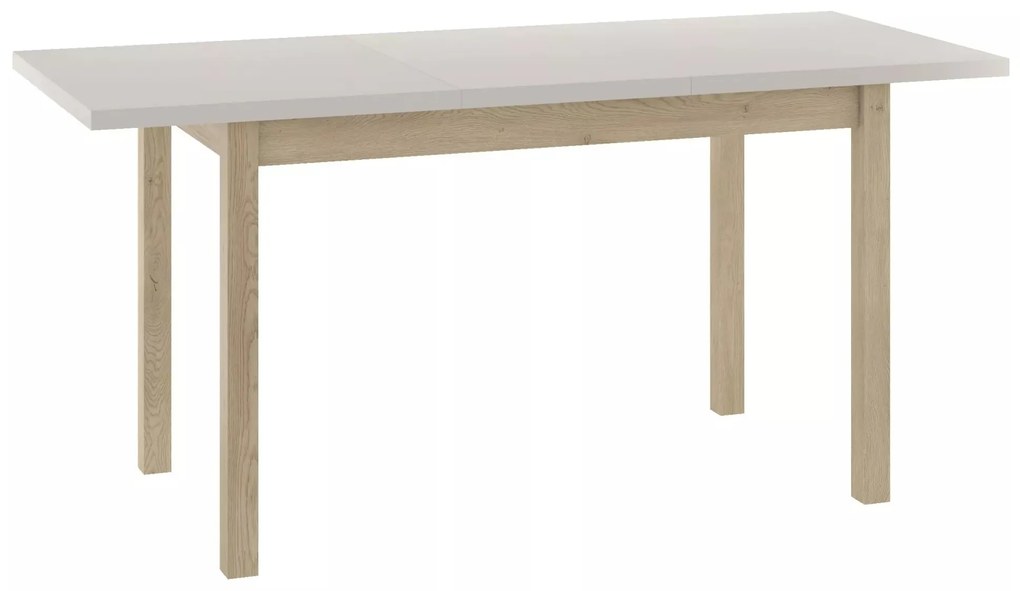Rozkládací jídelní stůl Adam 120/160 cm kašmír/dub cremona torro