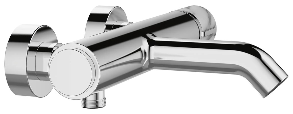 Invena Stone Plus, termostatická vaňová batéria, chrómová, INV-BW-P3-001-V