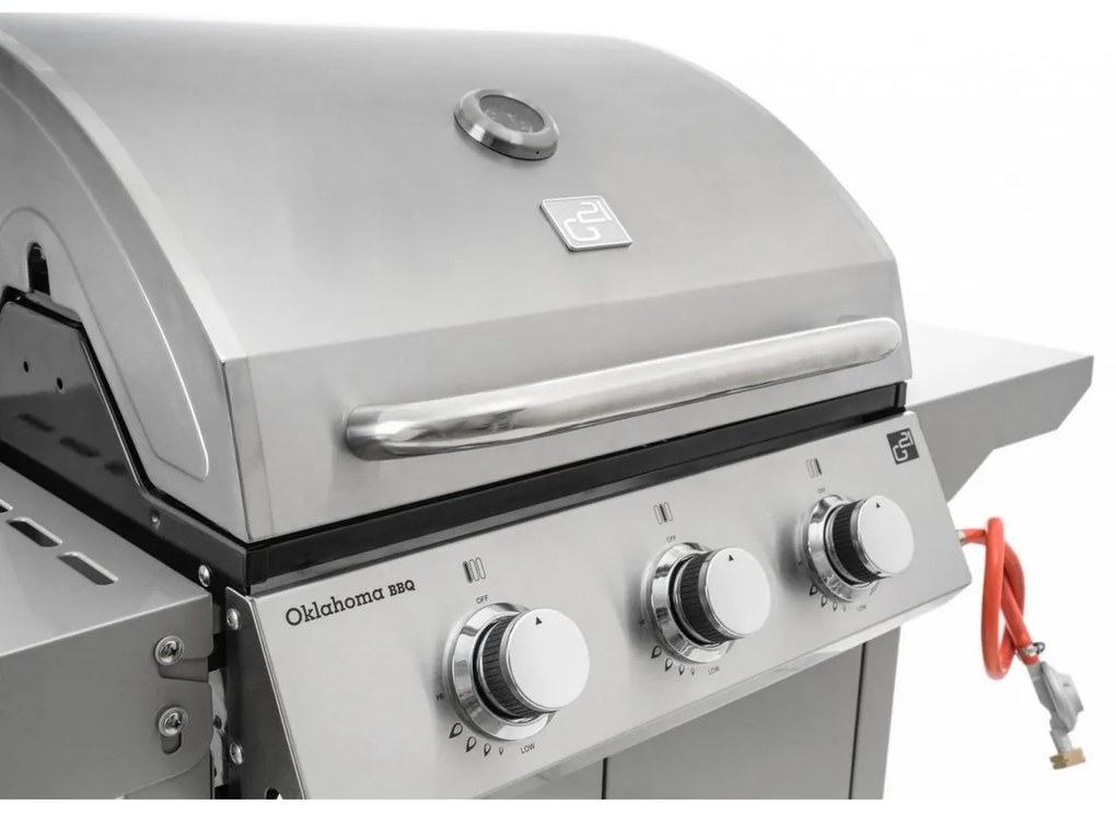 Plynový gril G21 Oklahoma BBQ Premium Line 3 horáky + zadarmo redukčný ventil 6390310