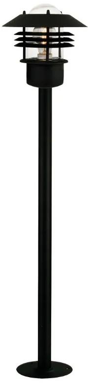 NORDLUX Záhradná stojacia lampa VEJERS, 1xE27, 60W, 92cm, čierna