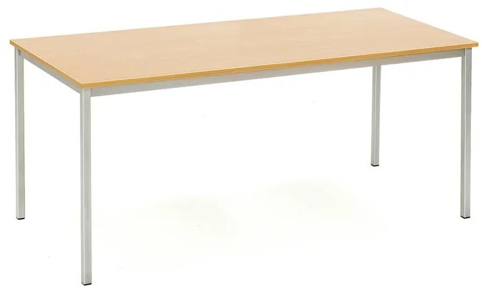 Jedálenský stôl JAMIE, 1800x800 mm, bukový laminát / šedá