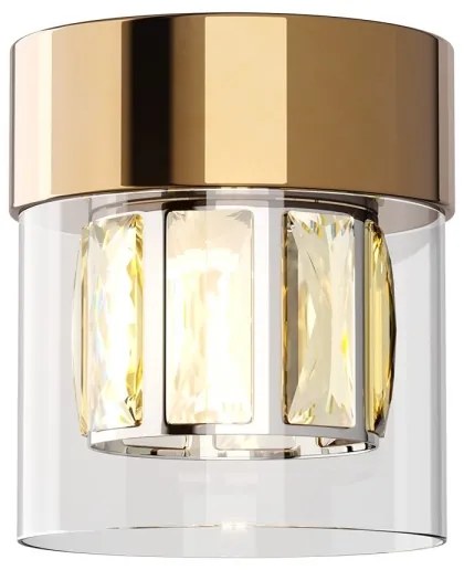 Zuma Line C0389-01A-F7AC - Stropné svietidlo GEM 1xG9/28W/230V