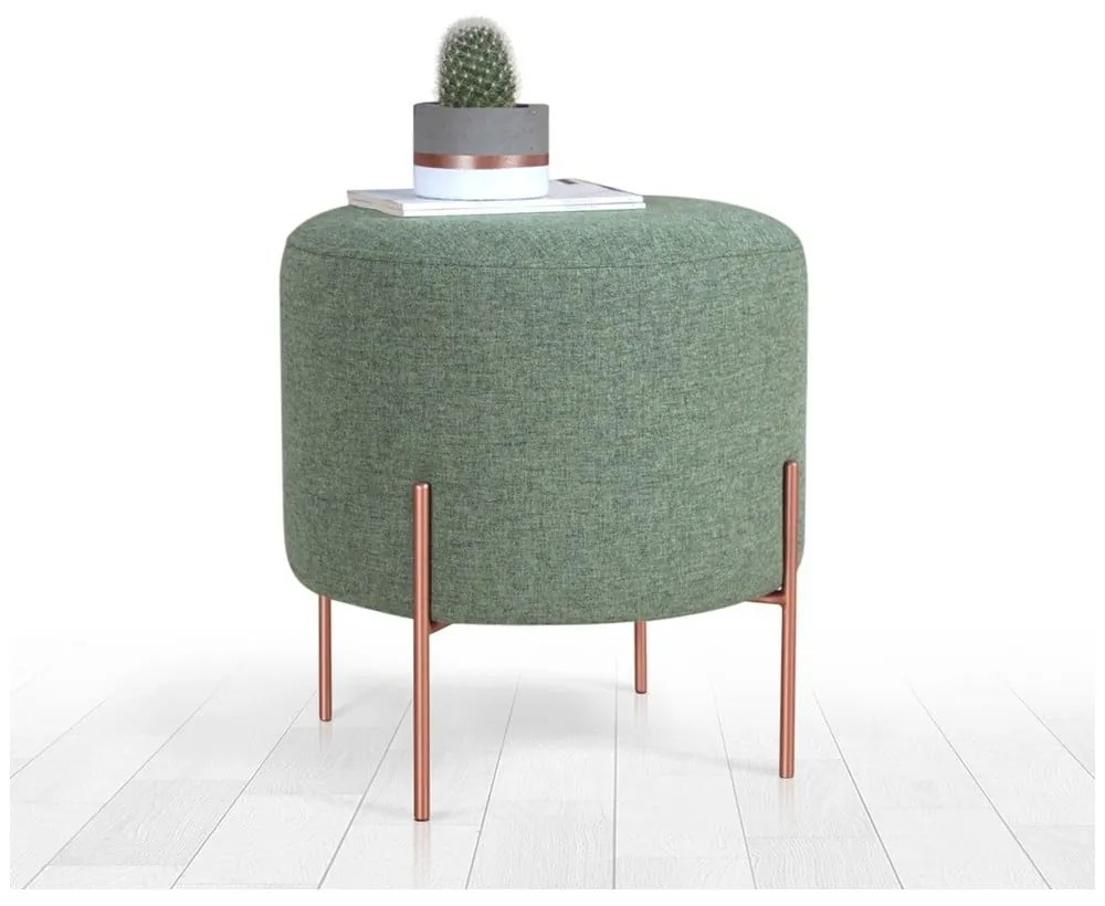 Svetlozelený taburet Copper – Artie