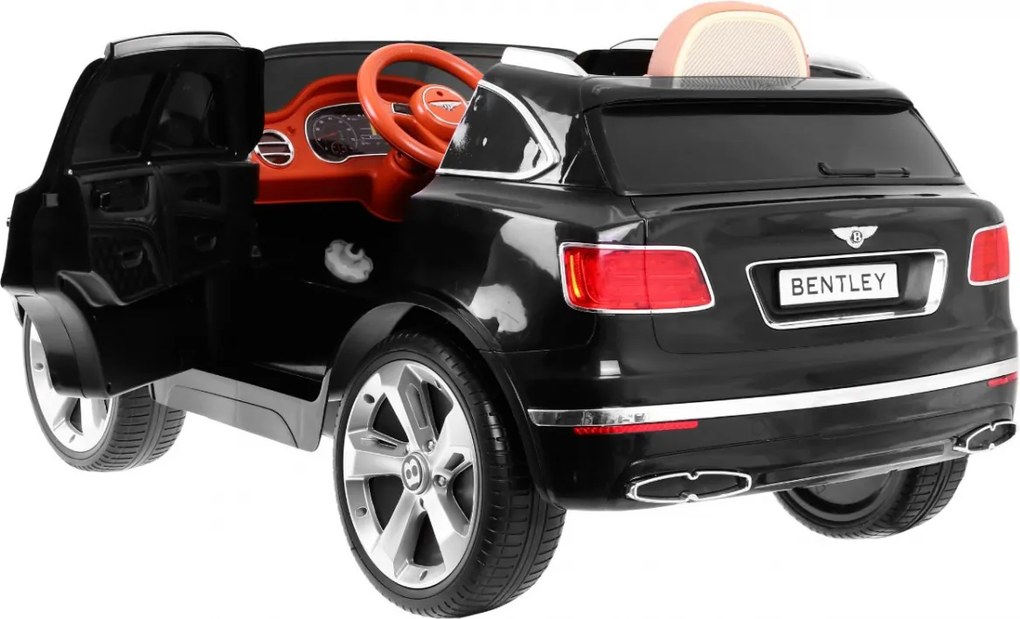 Ramiz Bentley Bentayga batériové auto pre deti Čierna