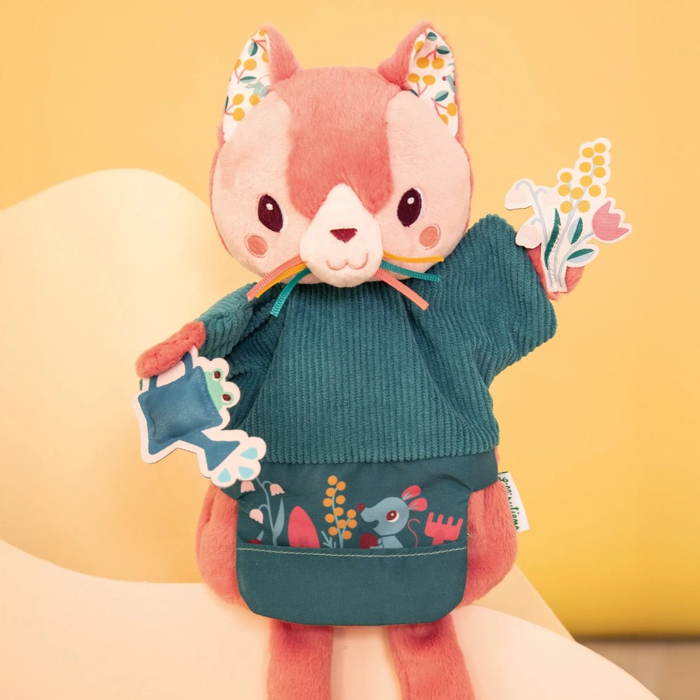 Lilliputiens - maňuška na ruku - mačička Jeanne