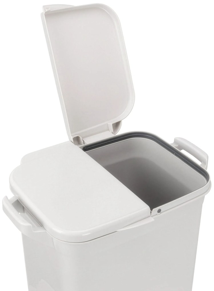 Odpadkový kôš NARDAN 42 L sivý