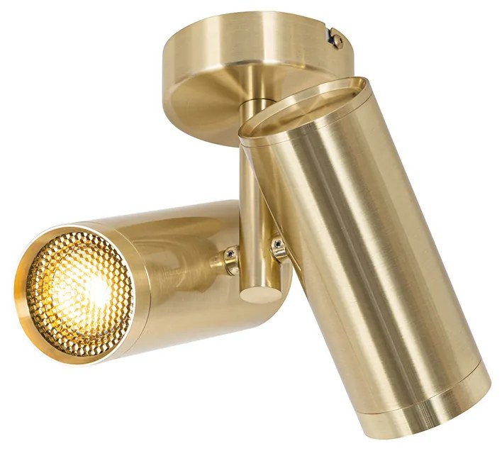 Dizajnové bodové zlaté nastaviteľné 2-svetlo - Scopio Honey