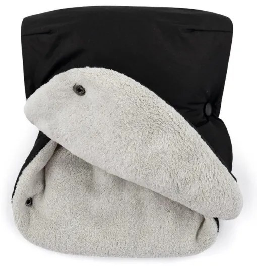 PETITE&MARS - SADA Detský fusak 3v1 JIBOT + rukávniky na kočiar JASIE čierna