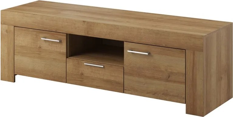 TV skrinka s policou Sky, dub riviera