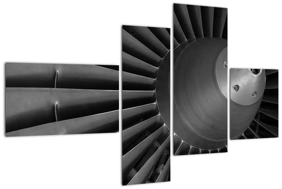 Detail turbíny - obraz