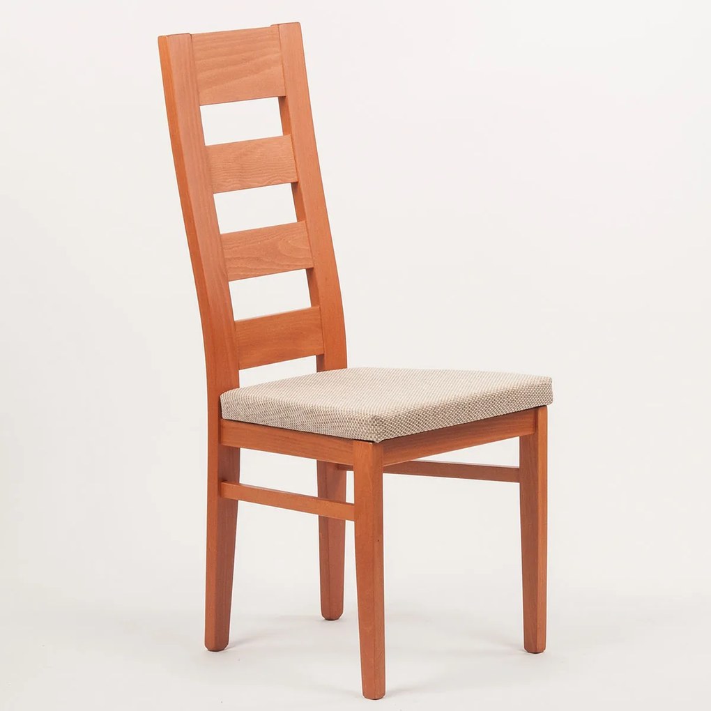 Stima stolička FALCO Vyberte odtieň ->: Buk, Vyberte látku ->: BOLTON NEW arancio 1