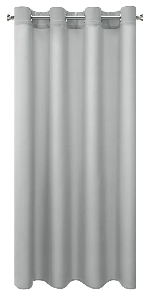KRÁTKY ZÁVES NA KRÚŽKOCH RITA 140X175 CM SIVÁ
