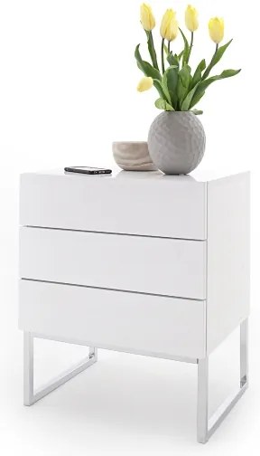 Nočný stolík ROCKY XL biely