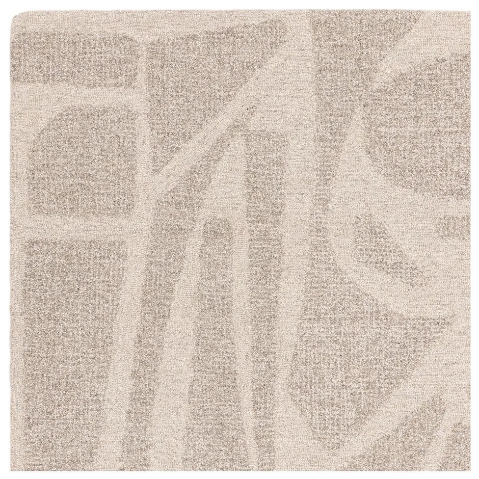 Krémovobiely ručne tkaný vlnený koberec 200x290 cm Loxley – Asiatic Carpets