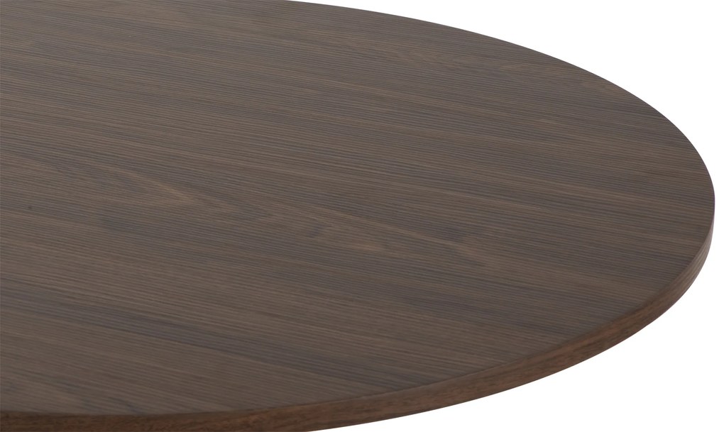 Noela Okrúhly jedálenský stôl v dekore hnedého dreva ORBIS 100