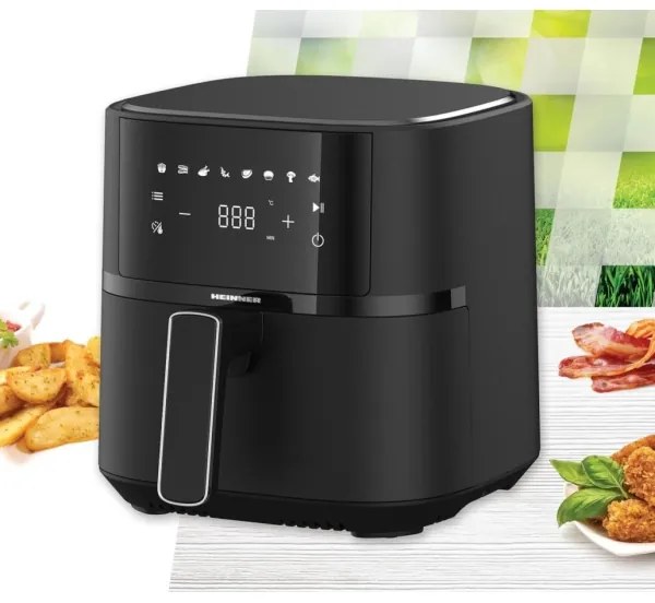 Heinner HAF-B4BK1500 - Teplovzdušná fritéza 4 l, 1500 W, 230 V, čierna