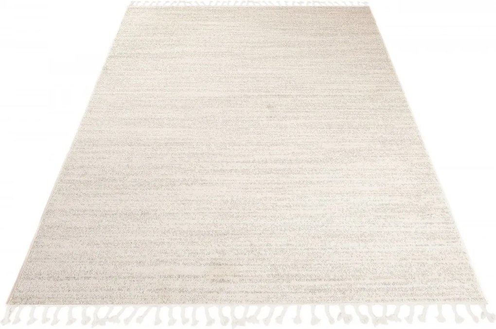TA Koberec T006B KRÉMOVÉ SÁRÍ STRAPCE Rozmer: 200x290 cm