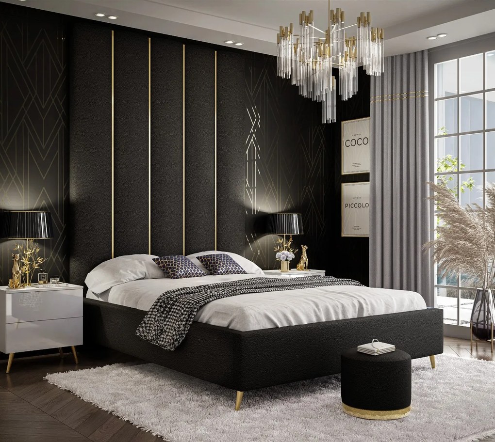 MANŽELSKÁ ČALÚNENÁ POSTEĽ ELISÉE 2 PANELOVÉ ČELO 180x200 Madryt 9100