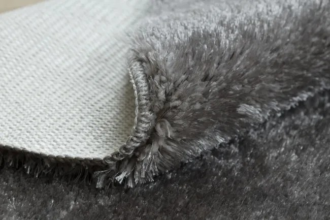 Kúpeľňový koberček SANTA sivý kruh