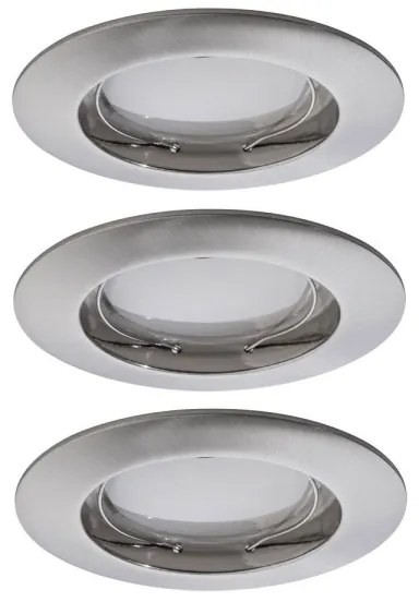 Paulmann 92827 - SADA 3xLED/7W stmievateľné podhľadové svietidlo COIN 230V