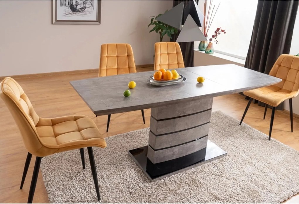 Čalúnená jedálenská stolička Chic Velvet - výber z 8 prevedení
