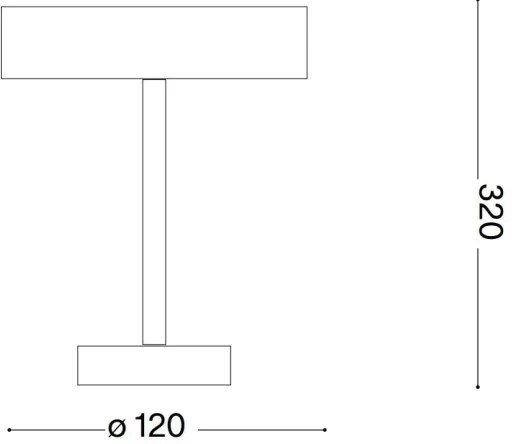 Ideal Lux - LED dotyková vonkajšia lampa TOFFEE LED/2W/230V CRI 90 IP54 čierna