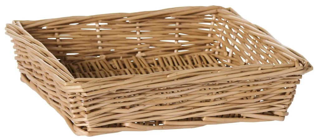 Ib Laursen Prútený košík na papierové servítky Square