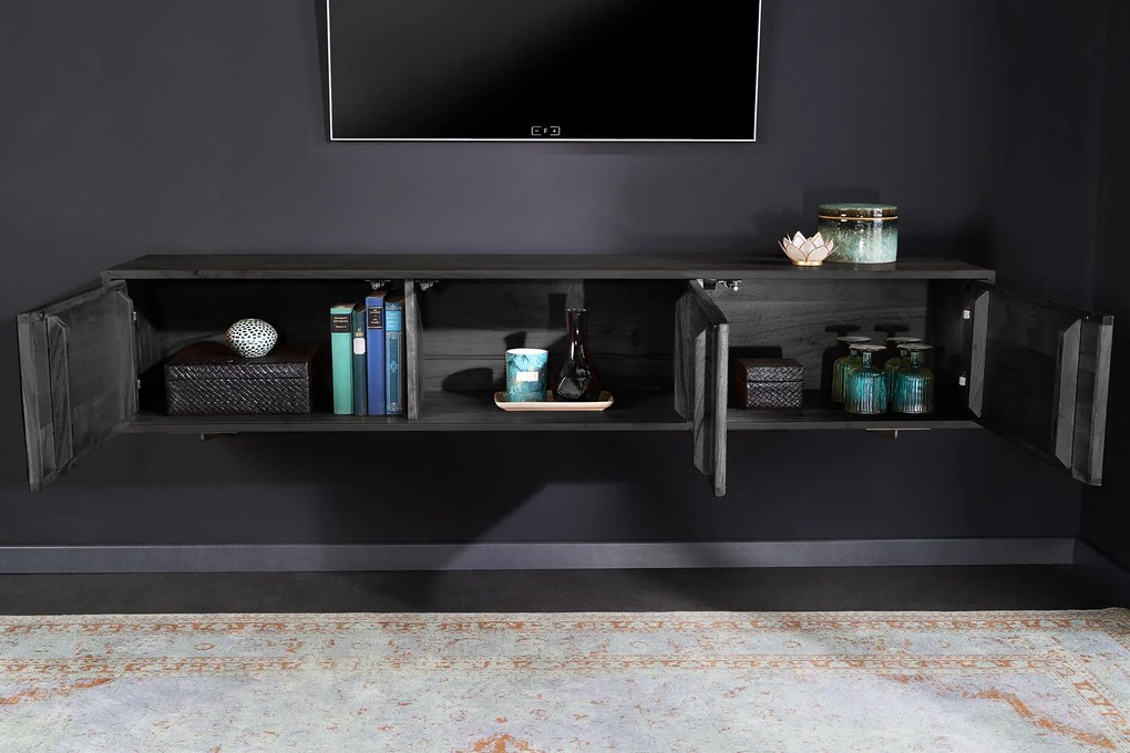 Závesná skrinka Mountain Soul 160cm prírodný kameň