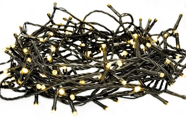 Brilagi - Vonkajšia LED svetelná reťaz 200 × LED, 8 režimov, 23 m, IP44, teplá biela