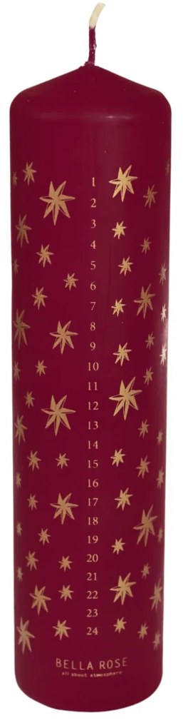 Bella Rose Adventná sviečka Hviezdičky