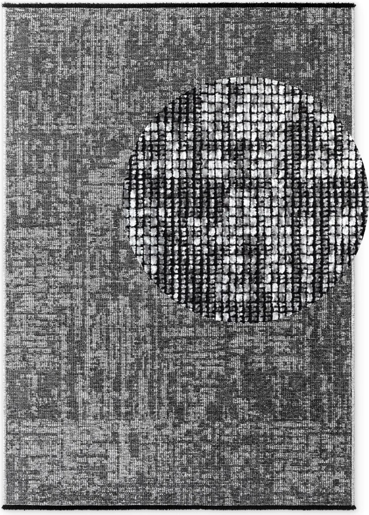 ELLE Decoration, Kusový koberec Brilliance Prisma 106310 Silver Grey z kolekcie Elle, 200x290, šedá, obývacia izba