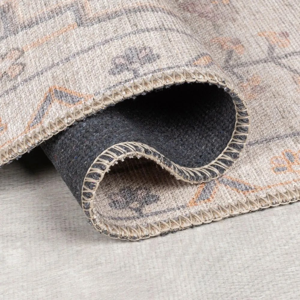 Krémový prateľný behúň 60x230 cm Teo Traditional – Flair Rugs