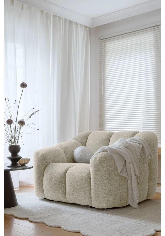 Béžové kreslo Shell – Miuform