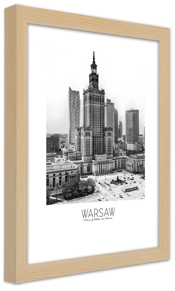 Gario Plagát Palác kultúry vo Varšave Farba rámu: Bez rámu, Rozmery: 30 x 45 cm