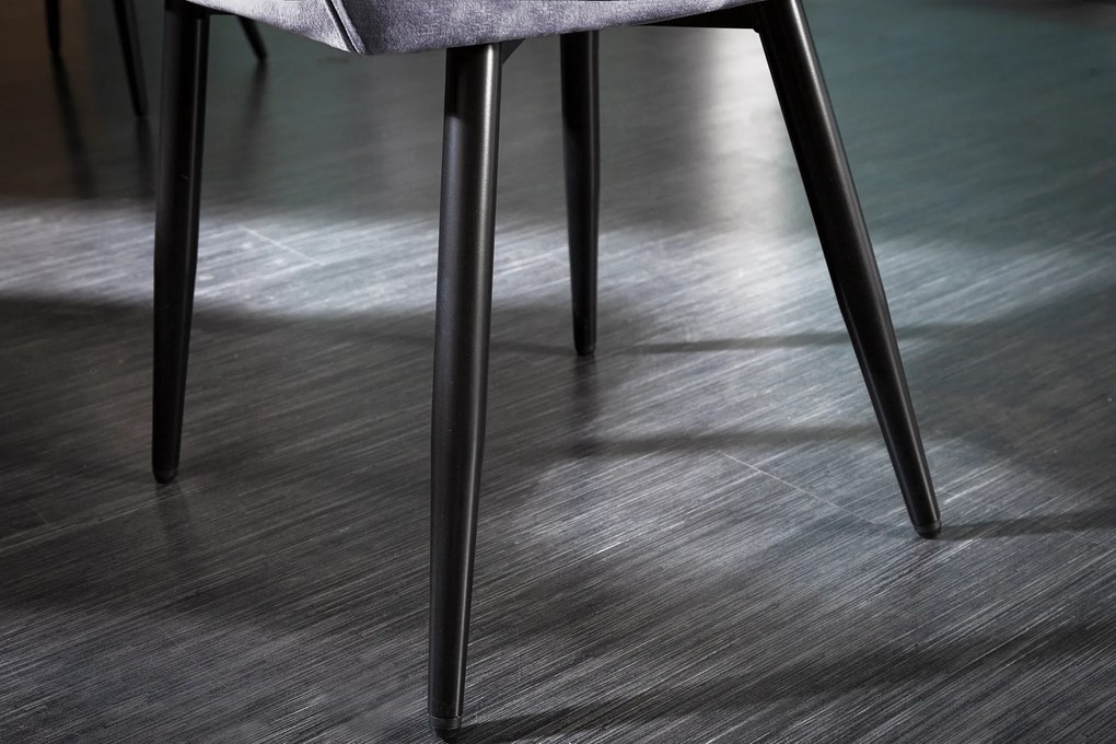 Stolička Milano grey velvet