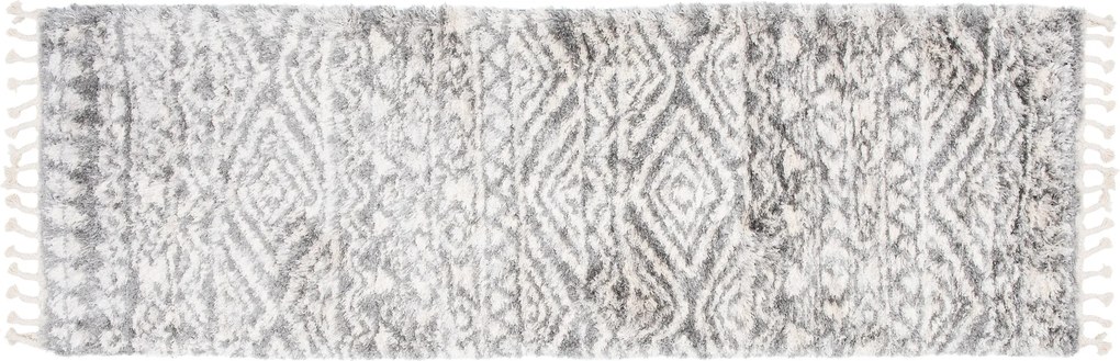 TA Koberec FN46A TMAVOSIVÁ AZTÉCKA EJF Rozmer: 70x250 cm