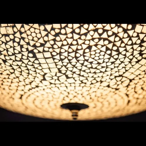 Stropná lampa stropnica Melon mozaika STARS Ø50 cm