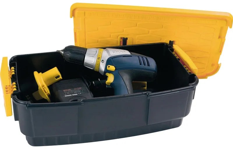 Plastový kufor na náradie s prídavným boxom 420x220x340 mm